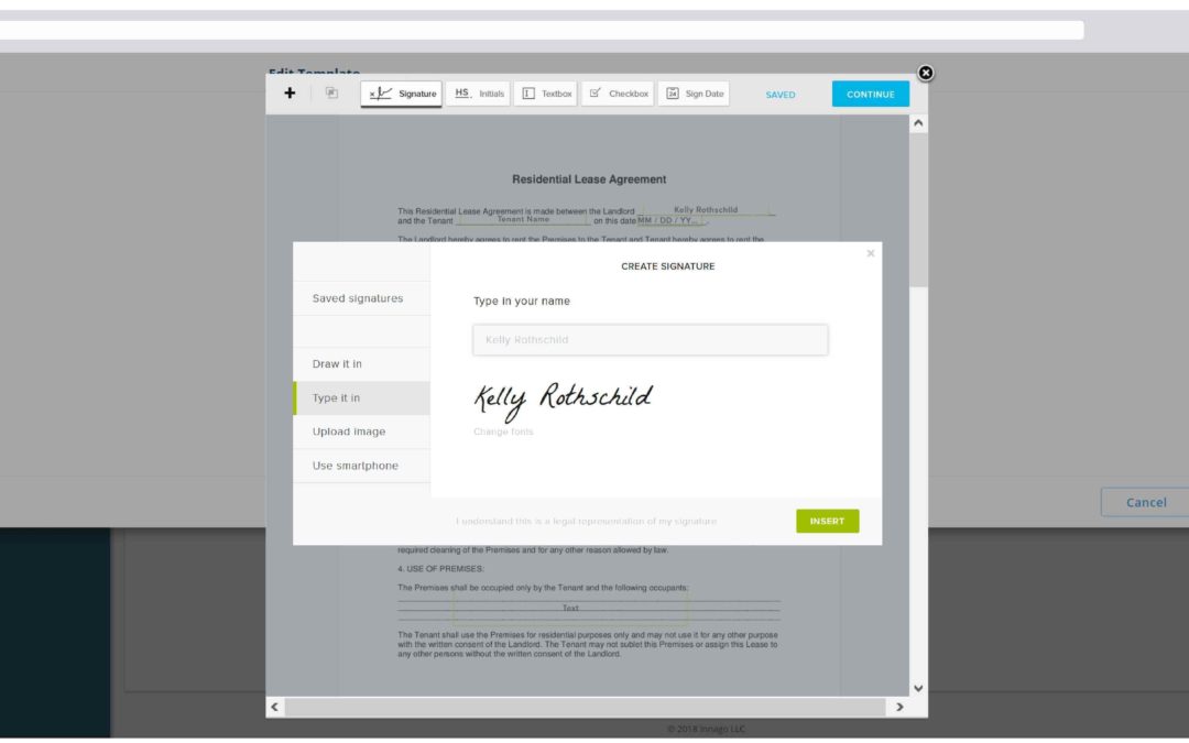 Lease template for landlords