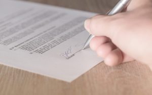 signing a multi year lease agreement