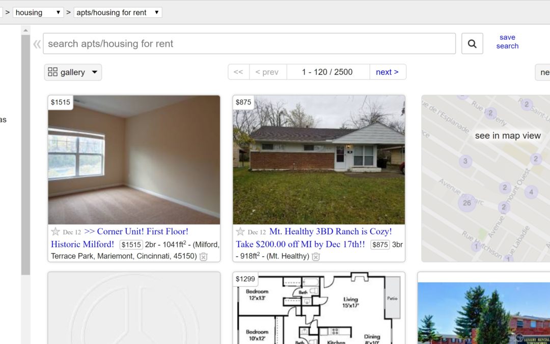 craigslist houses for rent