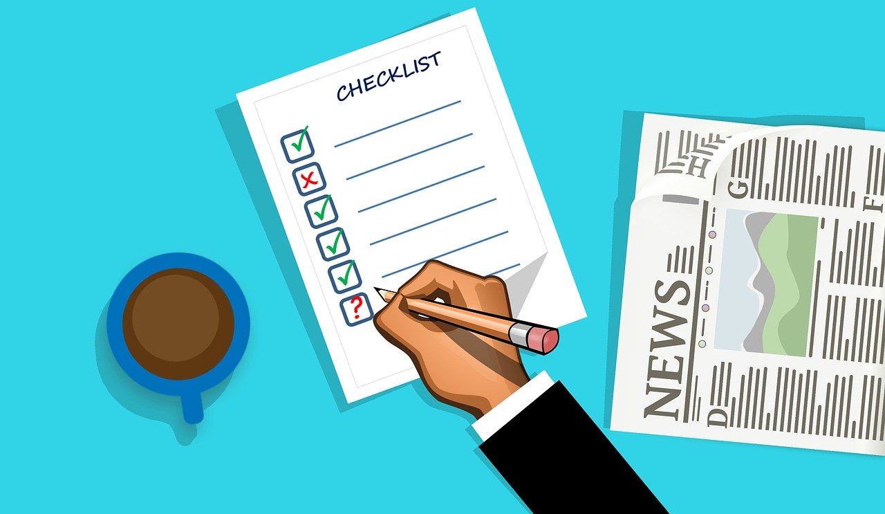 Image of a rental property buying checklist